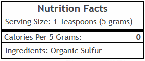 lipid balance supplement facts